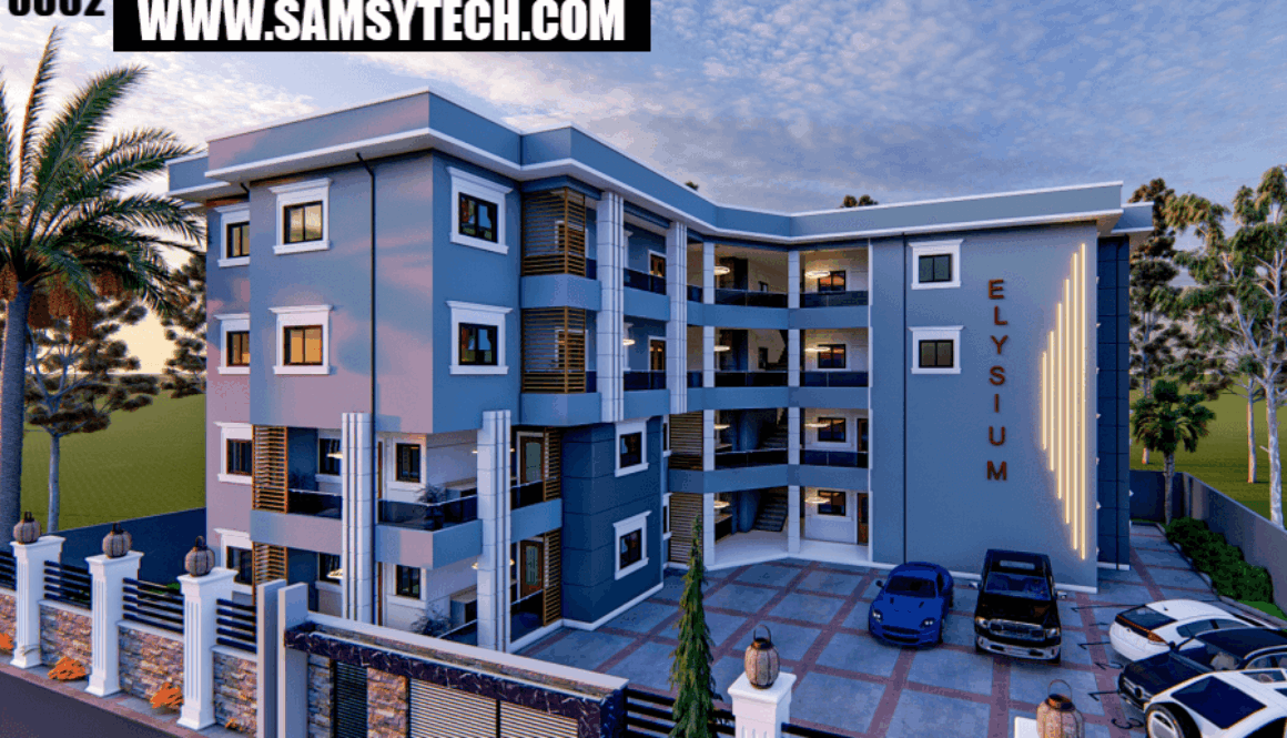 Architectural Plan for a Four-Story Apartment Building 02 1 Architectural Plan for a Four-Story Apartment Building 02 1