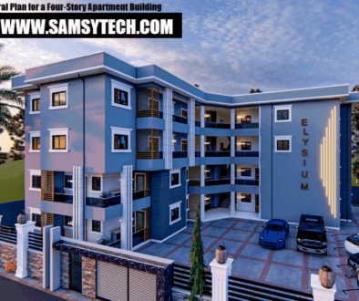 Architectural Plan for a Four-Story Apartment Building 02 1